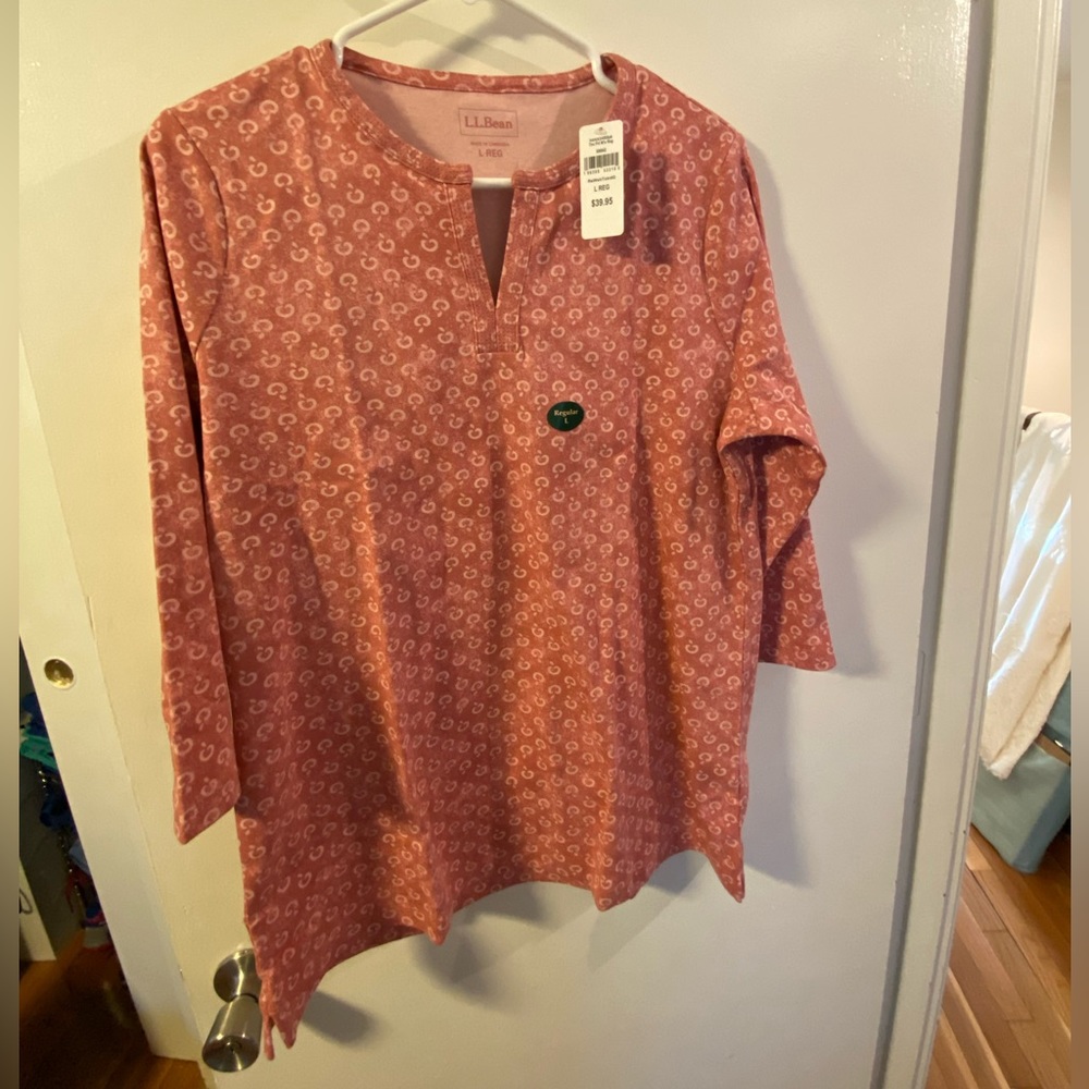 LLBean women’s top, tunic length